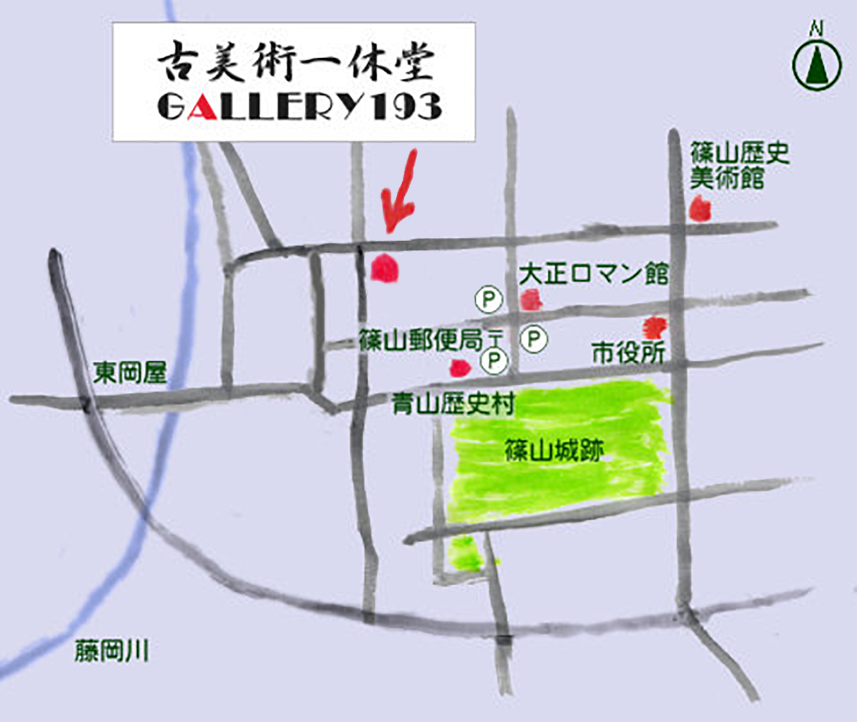 一休堂の地図